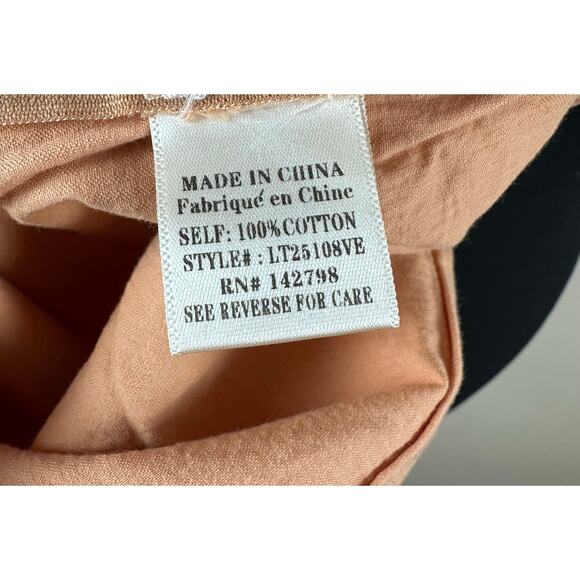 Vestique Ruched Cotton Crop Top Women S Peach Cap Sleeve Festival Y2K Streetwear - Picture 9 of 10